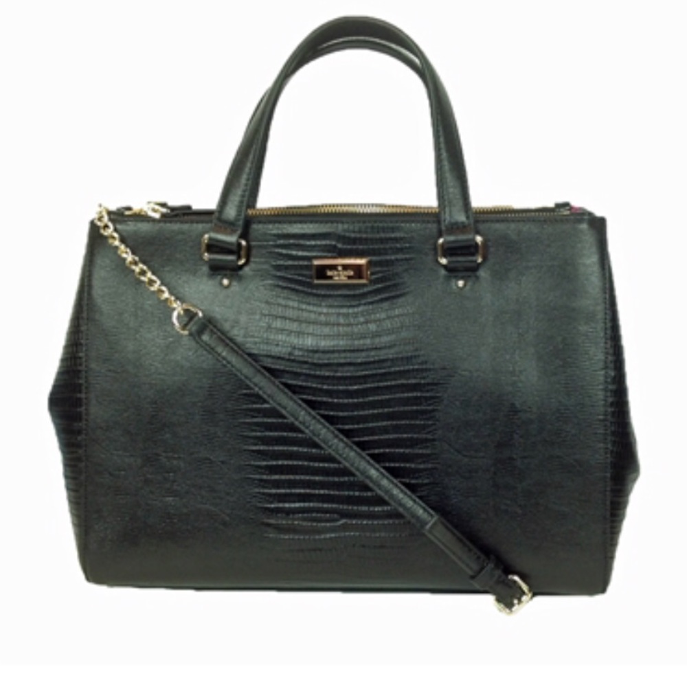 Kate Spade Black Leather Bag / Purse